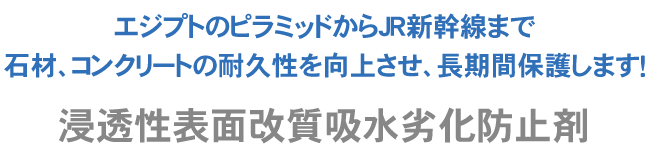 浸透性表面改質吸収劣化防止剤　MAXAM